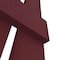 Ekena Millwork 12-in. W x 59-in. H Mid-America Vinyl, Standard Size Three Board Spaced Shutters, 078 - Wineberry, PR 00031259078 - alternate 5